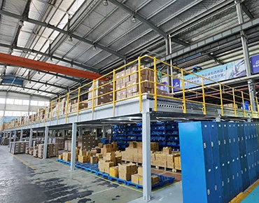 Steel mezzanine